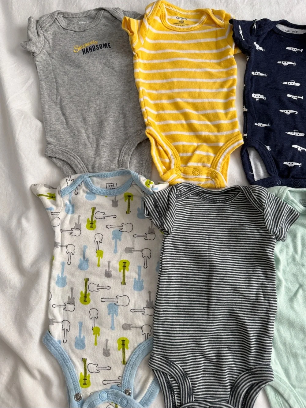 Carter's Baby One-Piece Bodysuit Set - baby boy size newborn